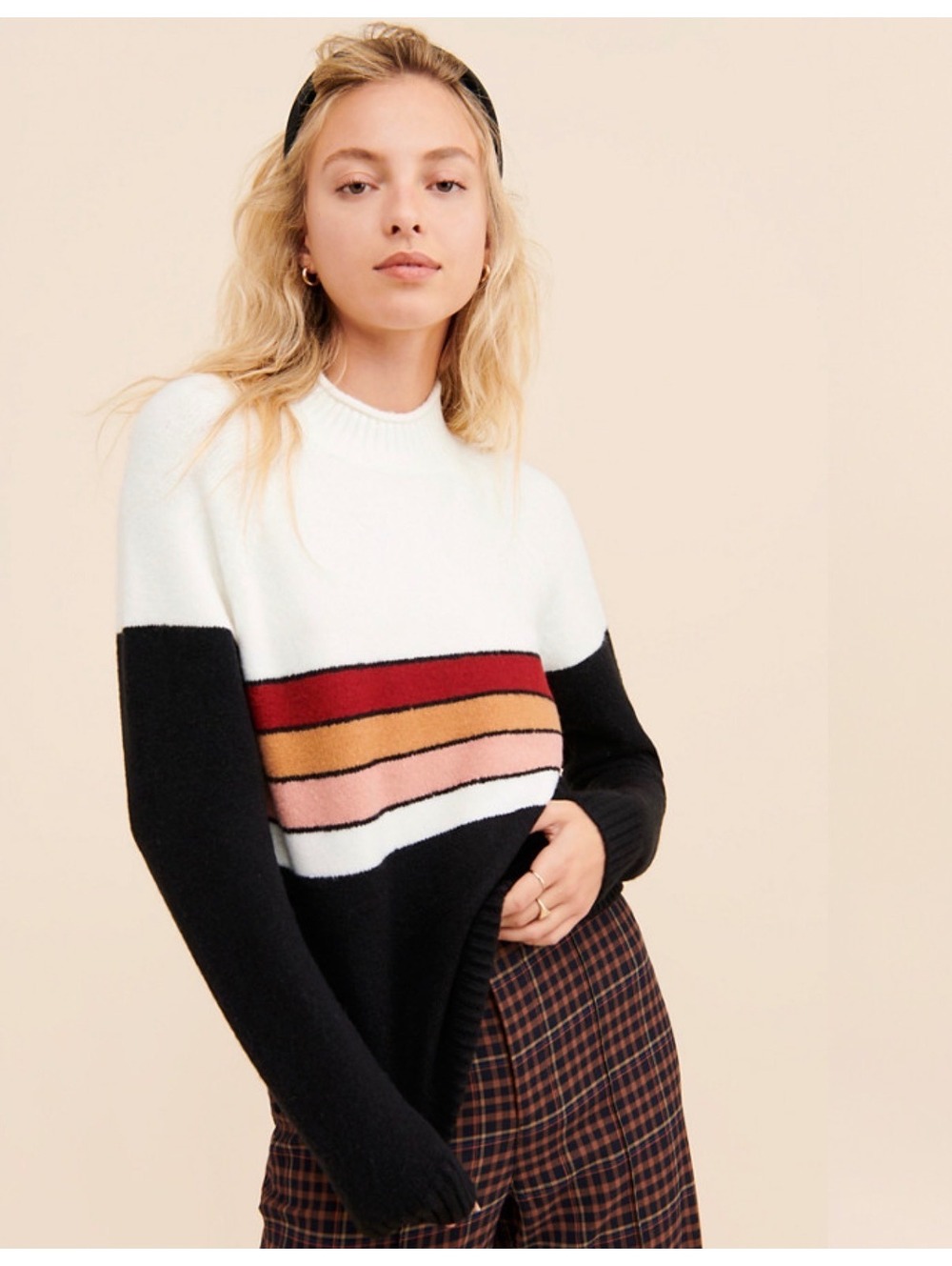 Saltwater Luxe Striped Sweater Size S